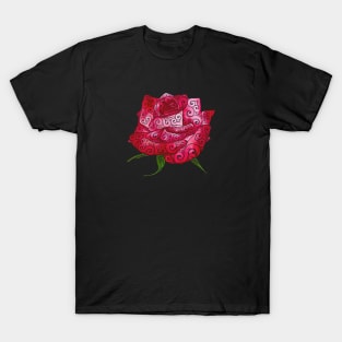 Swirly Rose T-Shirt